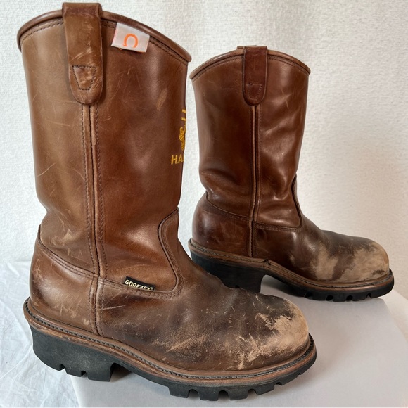 Halls 12” Pull On Waterproof Composite Toe Wellington Boot 620W men’s size 8EE - Picture 3 of 16